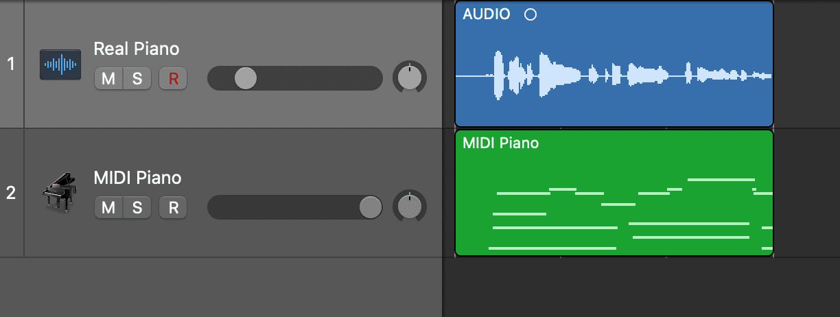 midi piano track how to edit a block